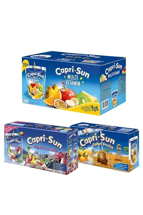 Capri Sun Mystic Dragon Adet Ml Safari Fruits Adet Ml