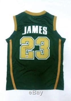 Signed Lebron James High School Jersey With COA (Greatest Of All Time)