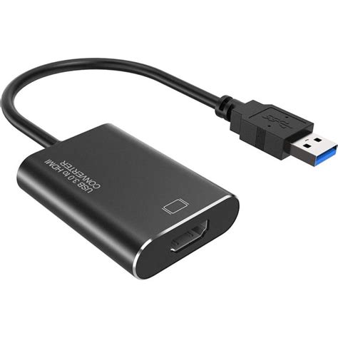 USB to HDMI Adapter, 1080P HD Audio Video Cable Converter, USB 3.0/2.0 to HDMI for Multiple ...