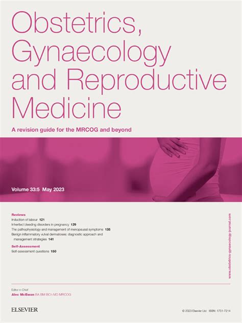 Table Of Contents Page Obstetrics Gynaecology And Reproductive Medicine