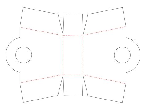 French Fry Box Template Free Pdf Printables Printablee