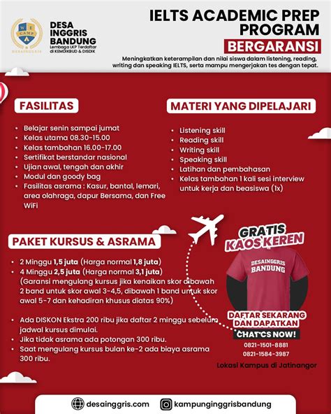 Kursus Ielts Bandung Terbaik Di Kampung Inggris Bandung Murah Dan