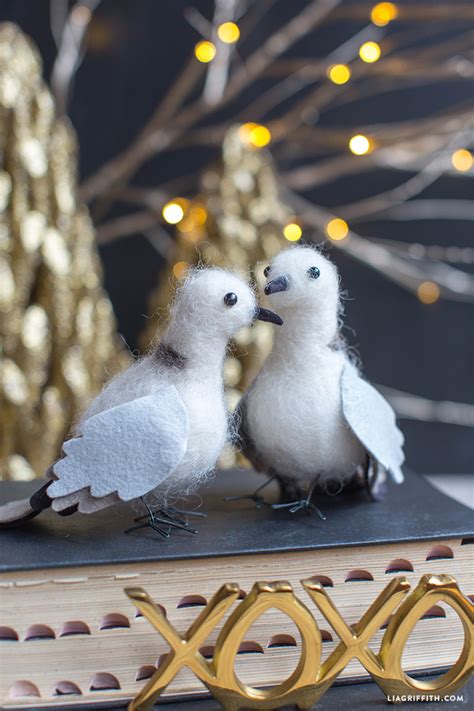 Felted Turtle Doves Lia Griffith