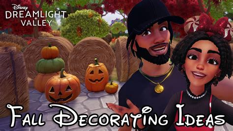 Best Fall Decorating Ideas In Disney Dreamlight Valley Youtube