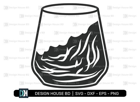 Wine Glass Svg, Silhouette, Png, Eps, Dx Graphic by designhouseart.bd · Creative Fabrica