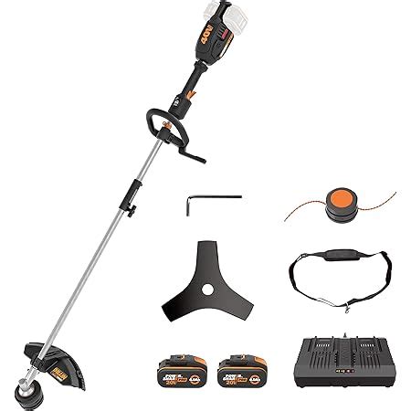 WORX NITRO WG186E 1 Akku Rasentrimmer Freischneider 40V 2x20V