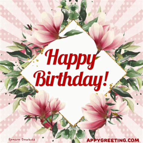 Happy Birthday Gif Images Flowers | Best Flower Site