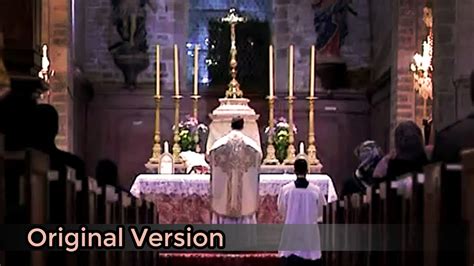 A Meditation On The Holy Sacrifice Of The Mass Original Version Youtube