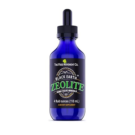 Buy The Food Movement Black Earth Zeolite With Humic Fulvic Acids Trace Minerals For Gut Health