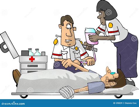 Emt Paramedics Stock Illustration Illustration Of Funny 39829