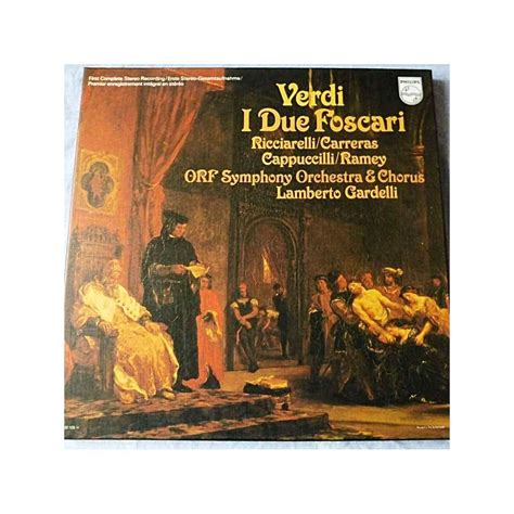 Verdi I Due Foscari Lp Set Box St R O De L Gardelli