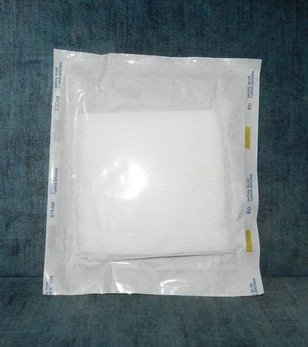 Cotton White 8 Ply Sterile Gauze Swab Size 10cm X 10cm At Rs 16pack