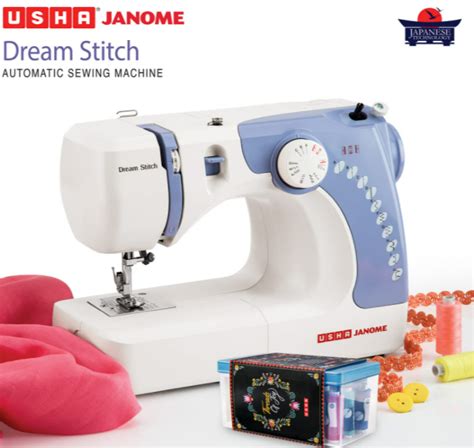 Usha Janome Dream Stitch Automatic Zig Zag Electric Sewing Machine At