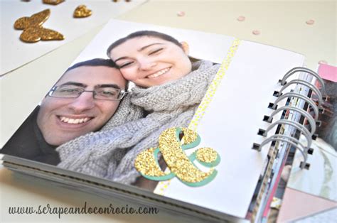 Scrapeando con Rocío Tutorial mini álbum de scrapbooking cuadrado