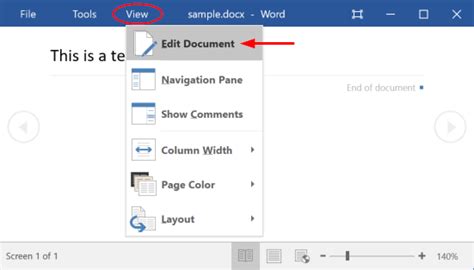 How To Open Word In Edit Mode Liototal