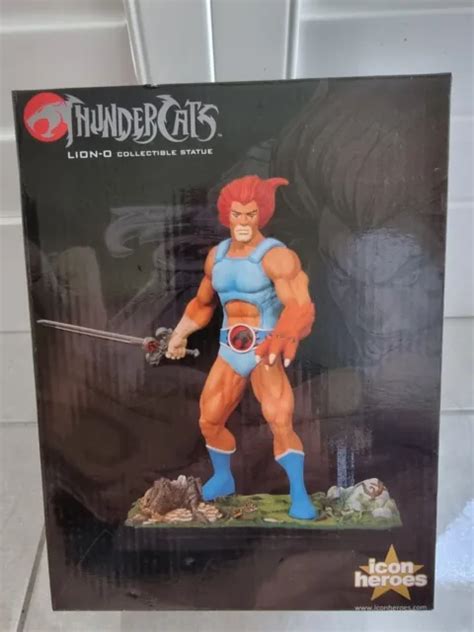 Thundercats Lion O Collectible Statue Icon Heroes Very Rare