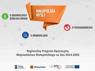 Regionalny Program Operacyjny 2014 2020 PPT