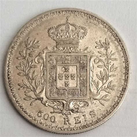 Portugal D Carlos I 1889 1908 500 Reis 1901 Escassa 1907