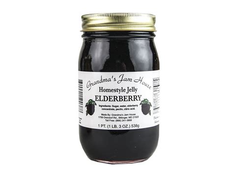 Homestyle Elderberry Jelly One Pint Grandma S Jam House Buy Online In Canada At Desertcart