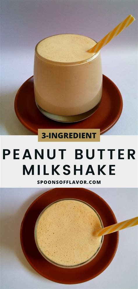 Best Peanut Butter Milkshake Recipe Chocolate Peanut Butter Milkshake