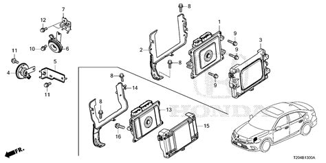 Honda Civic Control Module Powertrain Rewritable 37820 64A AF1