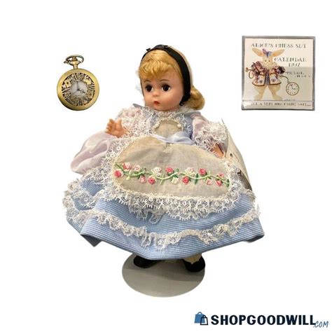 Vintage Madame Alexander Alice In Wonderland Doll Watch Calendar