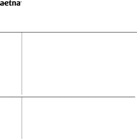 Aetna Eoi Form Fill Out Printable PDF Forms Online