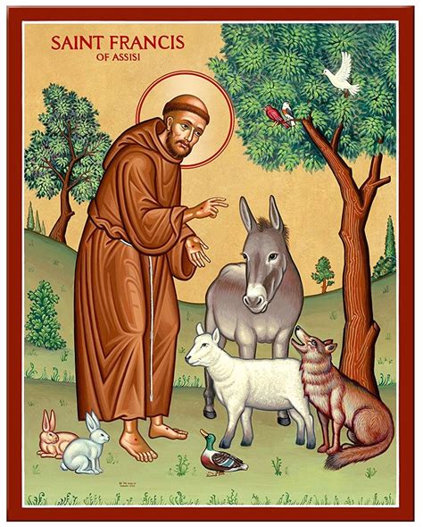 Pin By All Mirth Divides On Icons Patron Saint Of Animals