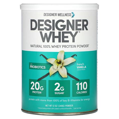 Designer Wellness Designer Whey Natural 100 Whey Protein Powder