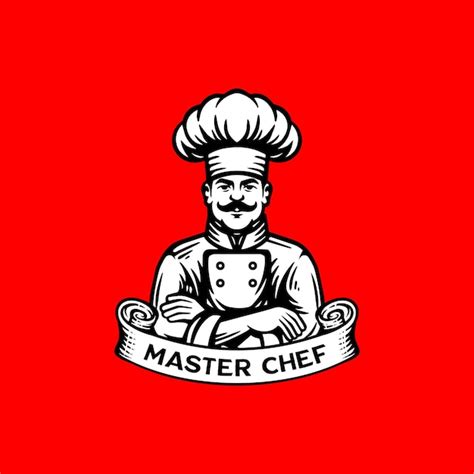 Modelo De Logotipo Do Chef Vetor Premium