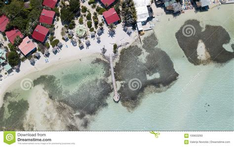 El Mar Del Caribe De La Isla De Bonaire Windsurf Laguna Sorobon Imagen