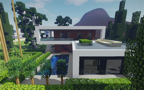 Modern House Minecraft Schematic Modern Houses Blueprints For