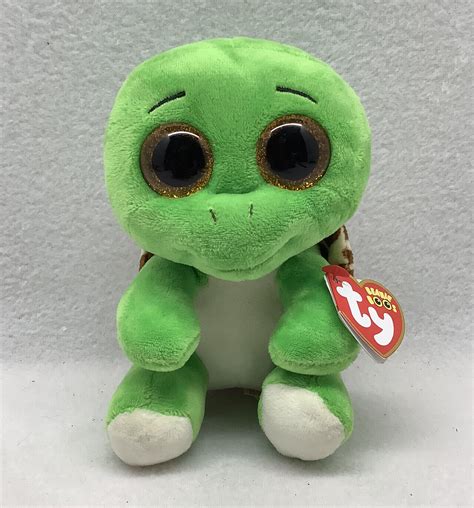 TY Beanie Boos TURBO The Turtle Glitter Eyes Regular Size 6 EBay