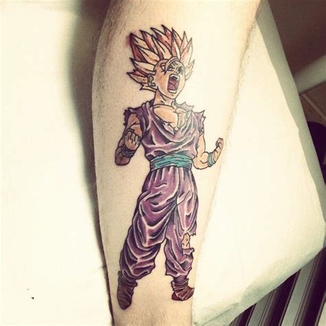 Gohan Tattoo Gohantattoos Gohan Dragonballtattoos Dragon Ball