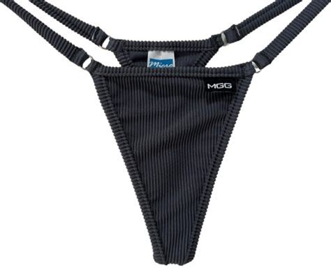 Slate Gray Mini Bikini Bottom Micro Gigi