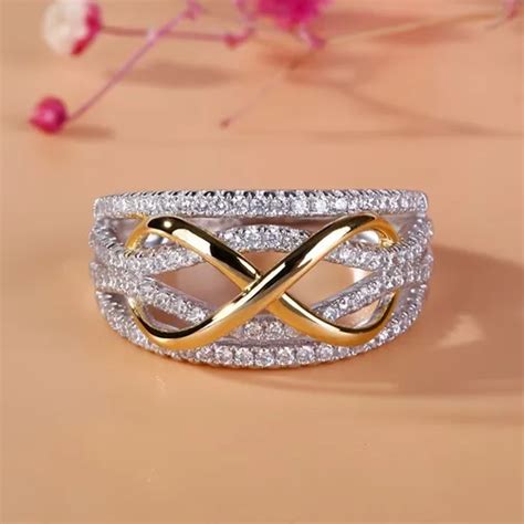 Ladies Infinity Ring Free Shipping For New Users Temu