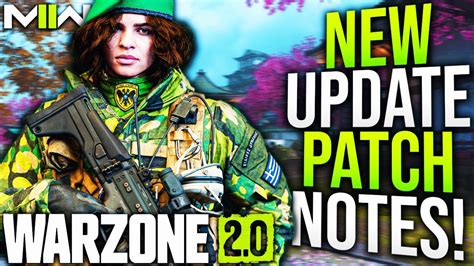 WARZONE 2 New SURPRISE UPDATE PATCH NOTES Huge AI Nerfs Gameplay