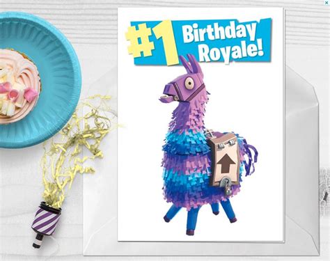 Check Out This Fortnite Birthday Card You Can Even Customize It With