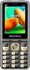 BlackZone WINX 4G Volte With 2 8 Inch Keypad Touch Screen Support