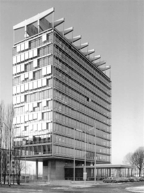 German Postwar Modern — Office Building Of Bp Belgium” 1960 63 In