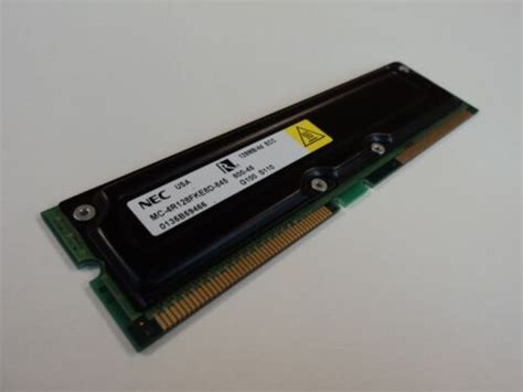 Nec Ram Memory Module Mb Pc Rdram Rimm Ecc Pin Mc