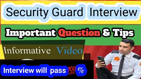 Security Guard Interview Dubai Security Guard Interview Questions