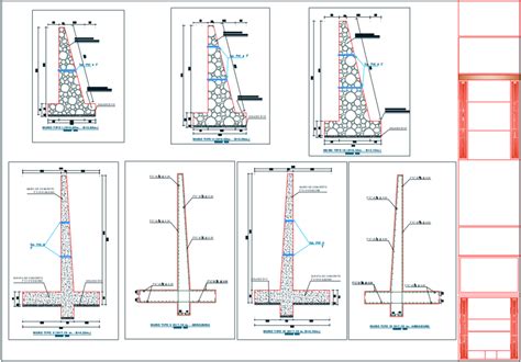 Descargar Plano De Muro De ContenciÓn IngenierÍa Civil