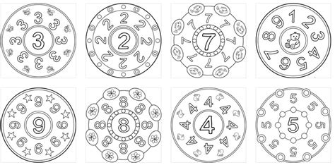 Super Mandalas De Números Listas Para Imprimir Y Colorear Orientacion Andujar