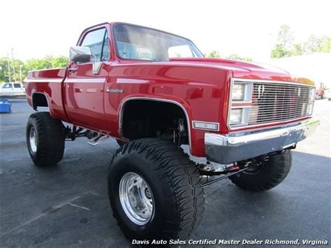 1984 Chevrolet Pickup Lifted 4x4 Cab Short Bed 2500 51440 Miles Red