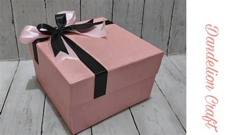 Cara Membuat Kotak Kado Semewah Di Toko Diy Gift Box How To Make