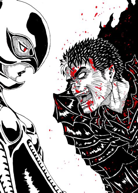 Guts vs Griffith by GreenColorPapers on DeviantArt