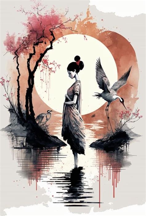 Pin By Ancuta Serban On Japonia In 2024 Japanese Ink Painting