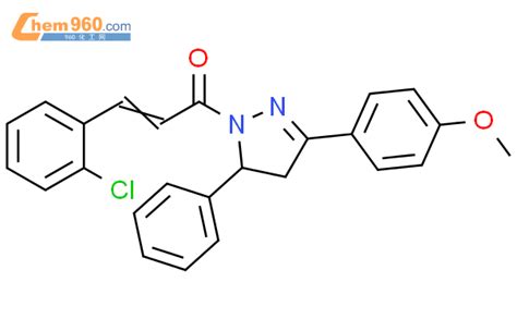 649557 81 3 1H Pyrazole 1 3 2 Chlorophenyl 1 Oxo 2 Propenyl 4 5