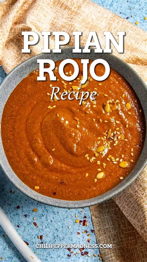 Pipian Rojo Recipe Mexican Red Pipian Sauce Mexican Food Recipes